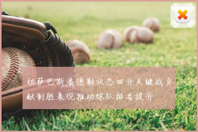 切萨巴斯潘德勒状态回升关键战贡献制胜表现推动球队排名提升